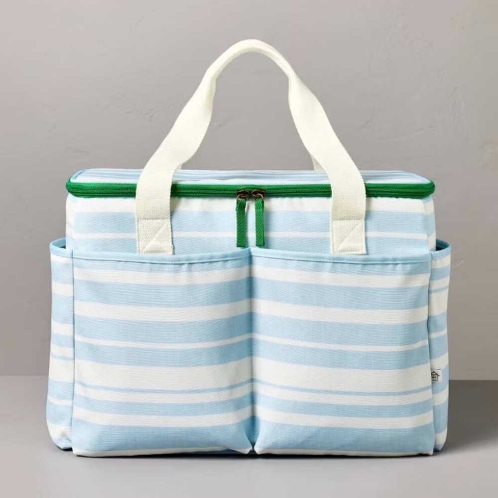 Soft-Sided 36 Can/26qt Bold Stripes Portable
Cooler - Hearth & Hand Magnolia - Picture 2 of 4